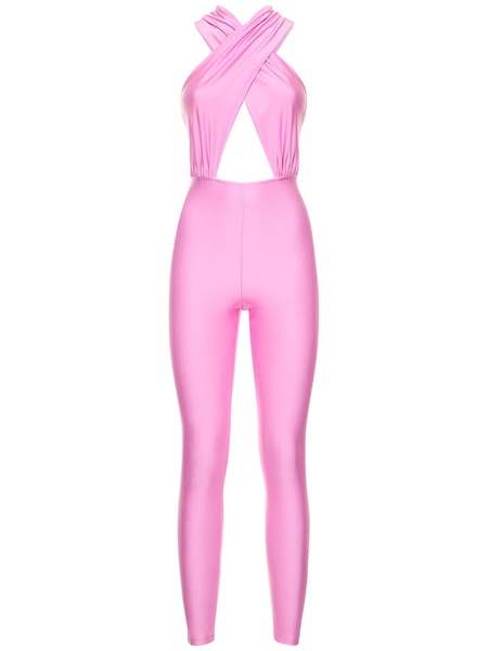 Hola shiny stretch lycra jumpsuit