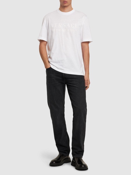 Compact cotton jersey t-shirt