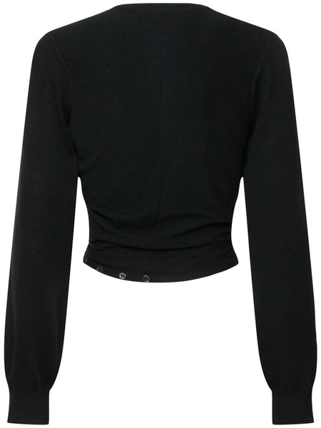 Cardigan w/ slit hem