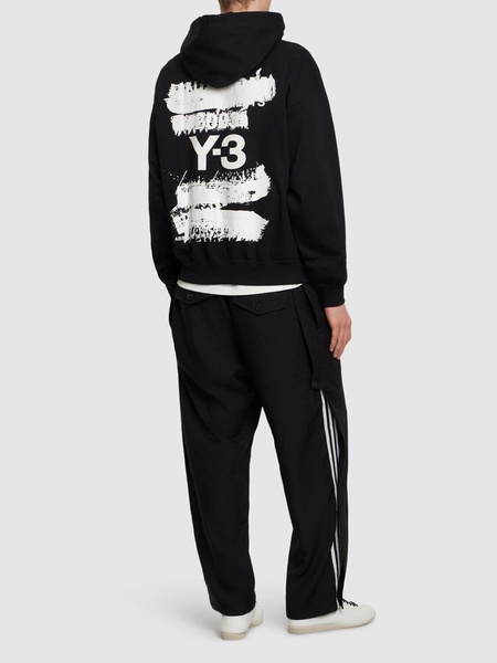 GFX cotton blend hoodie