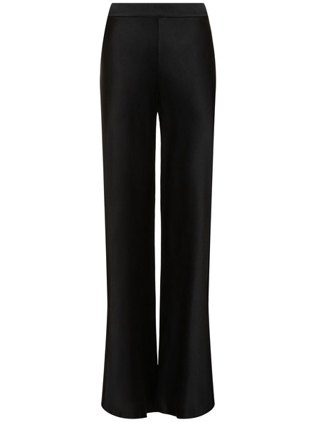 Satin flared pants
