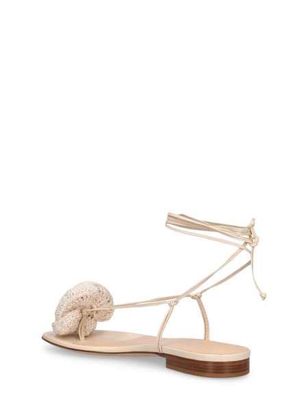 10mm Leather flat sandals