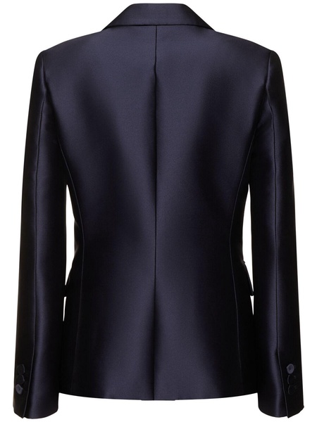 Mikado single breast blazer