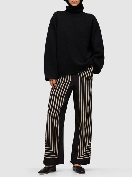 Wool & cashmere turtleneck sweater