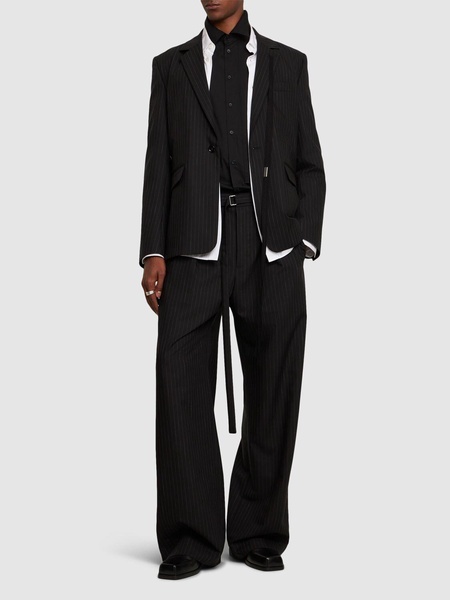 Thor asymmetric closure tailored blazer