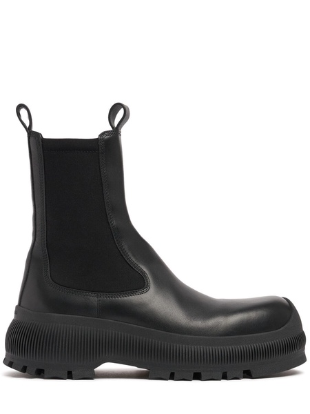 35mm Leather ankle boots