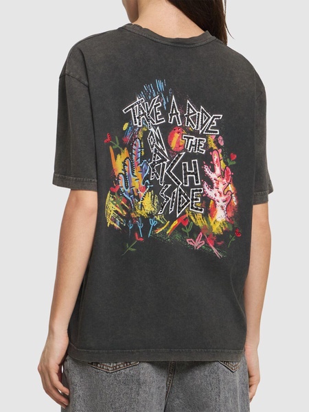 Jersey printed short sleeve t-shirt