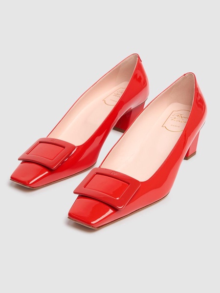 45mm Belle Vivier lacquered leather pump