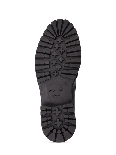 30mm Sr Joan brushed leather loafers