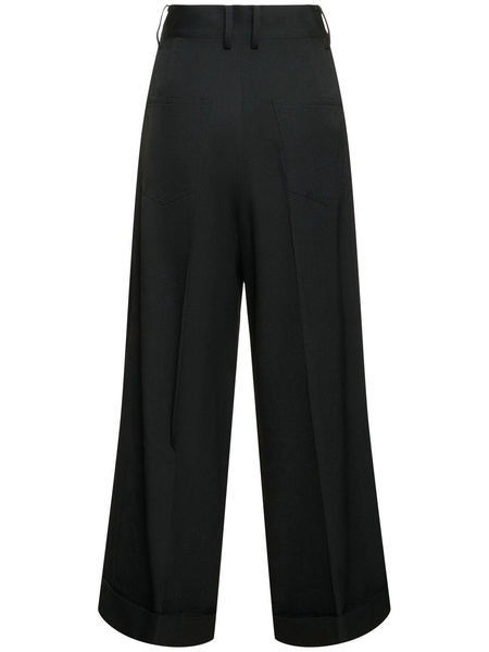 Tailored baggy gabardine pants