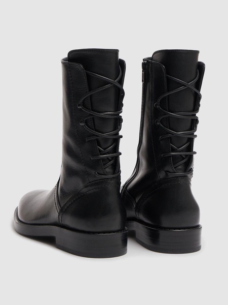 Heiko laced leather ankle boots