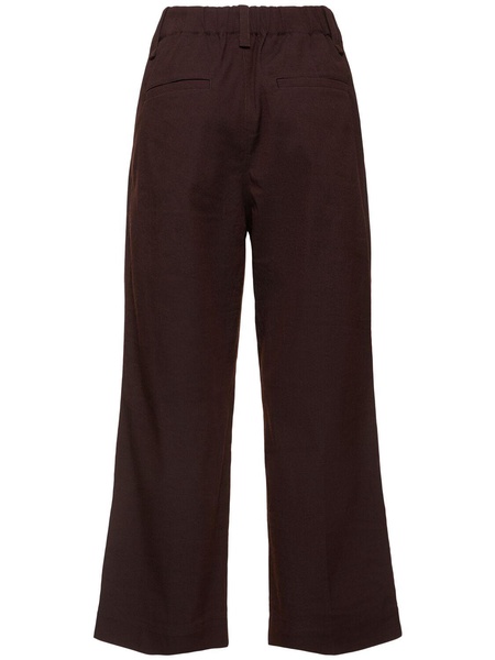 Enclothe washi & wool blend wide pants