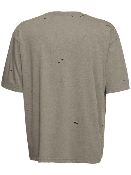 Exford button logo distressed t-shirt