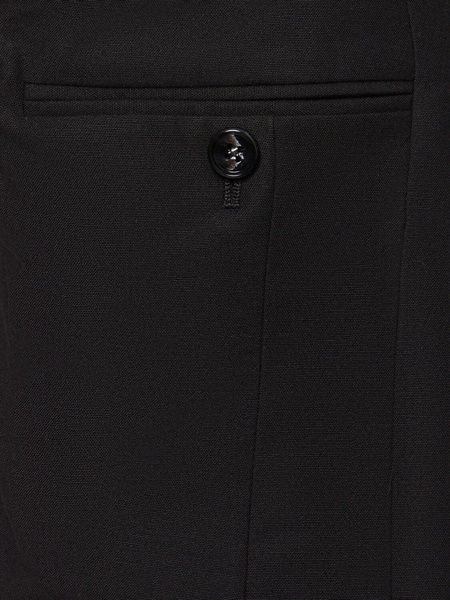 Sady fitted collarless viscose blazer
