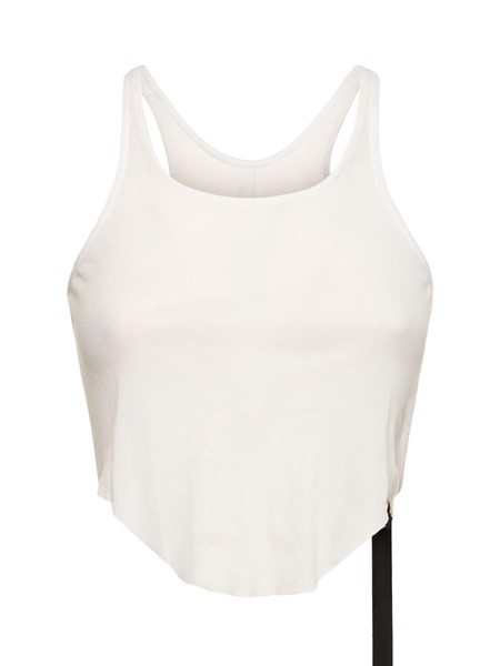 Jersey cropped top