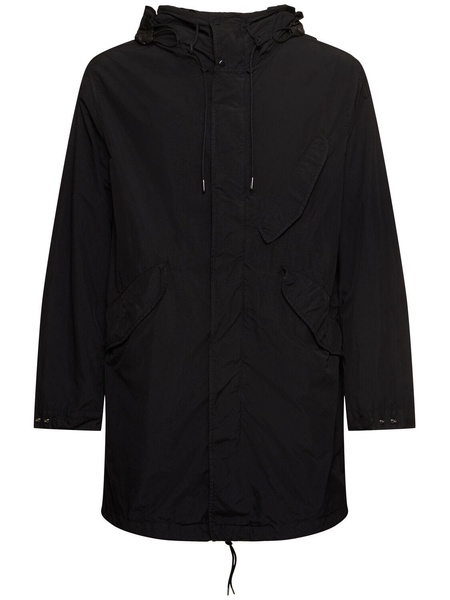 Flatt nylon goggle fishtail parka