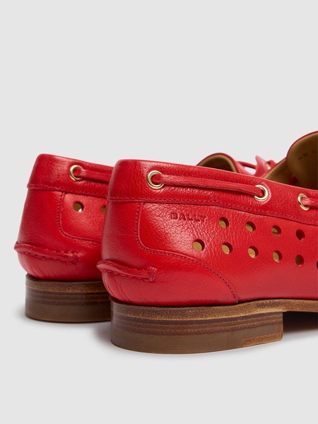 Plume lace-up leather loafers