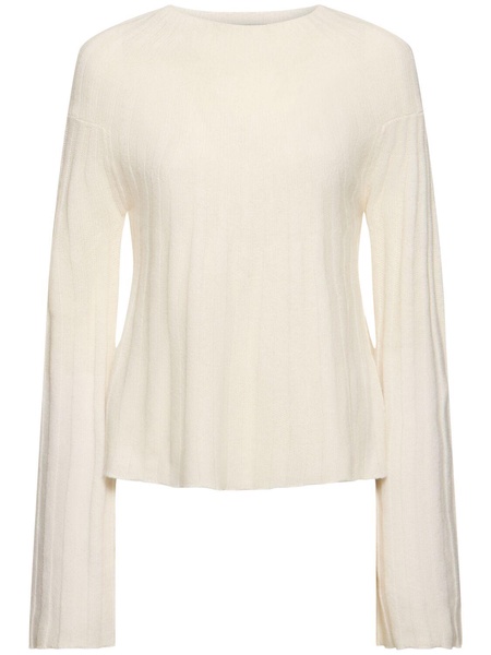 Koro ribbed knit wool blend sweater