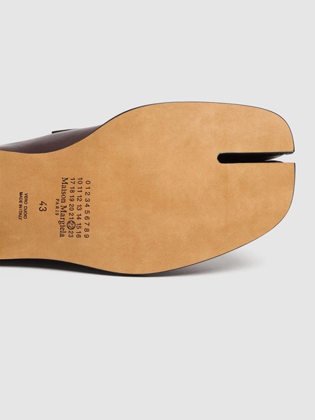 Tabi leather shoes