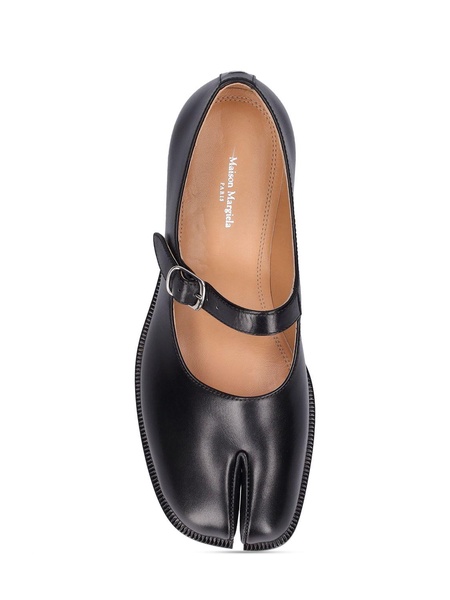 20mm Tabi leather Mary Jane flats