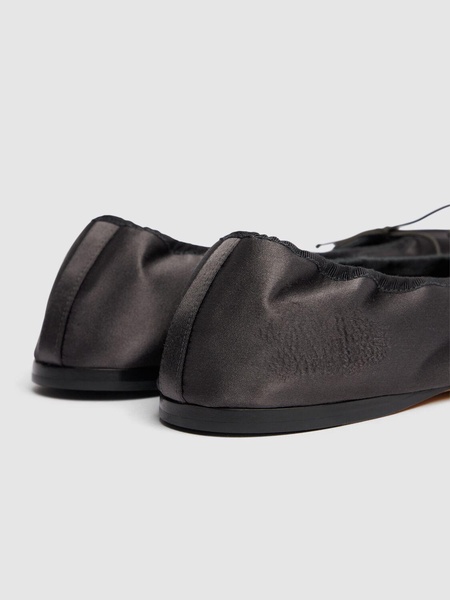 10mm Awar satin ballerina flats
