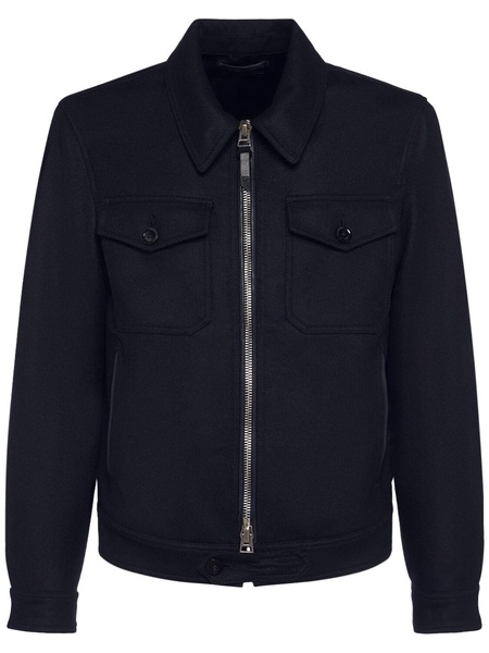 Officer light melton jacket