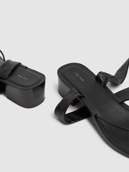 65mm Cord leather sandals