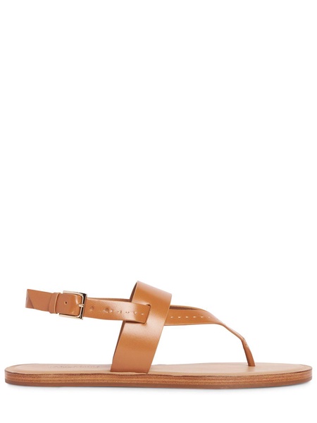 10mm Leather thong thong sandals