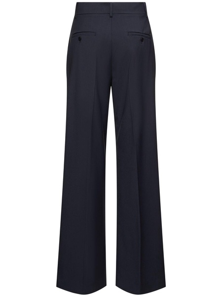 Visivo stretch wool wide pants