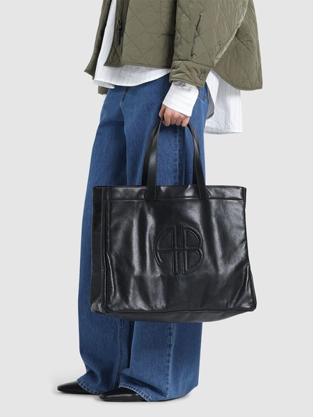 Large Rio recycled leather tote bag