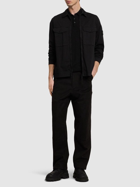 Zipped overshirt