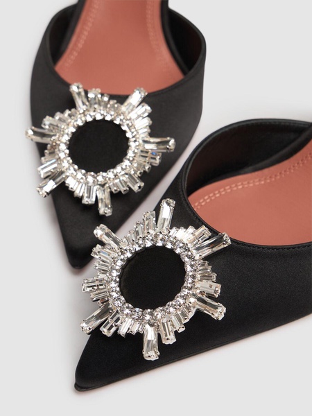 70mm Begum satin slingbacks
