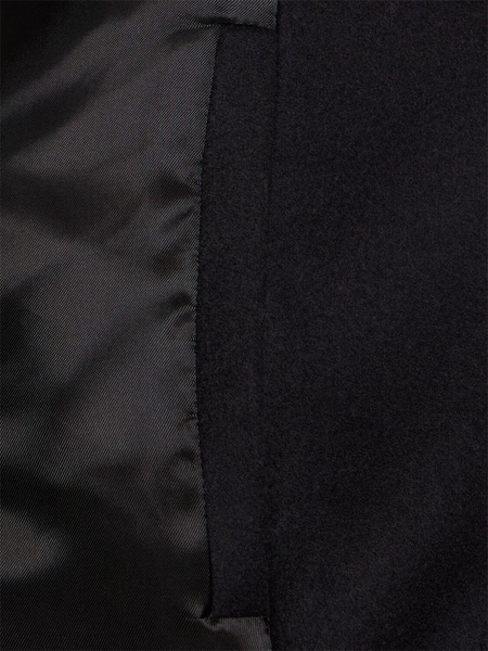 Owella wool blend felt bomber jacket