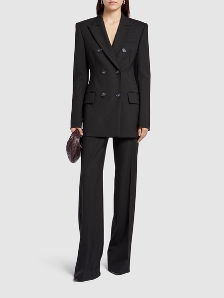 Oxalis stretch wool straight pants
