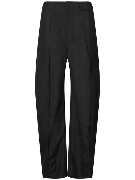 Curved volume tailored pants