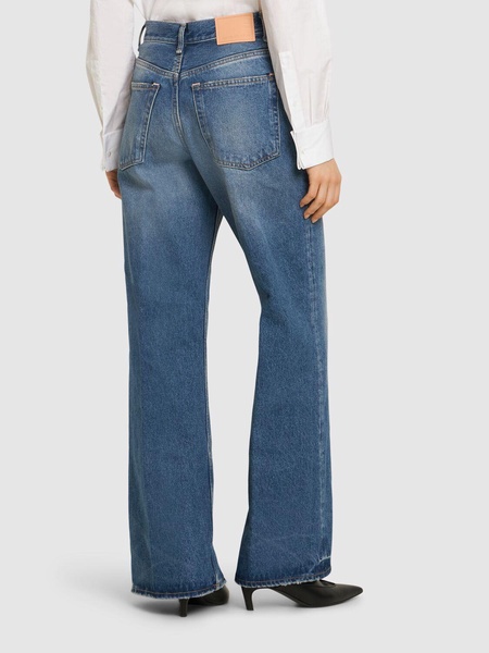 2022 wide leg high waist denim jeans