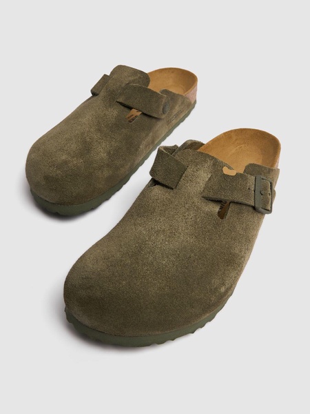 Boston suede mules