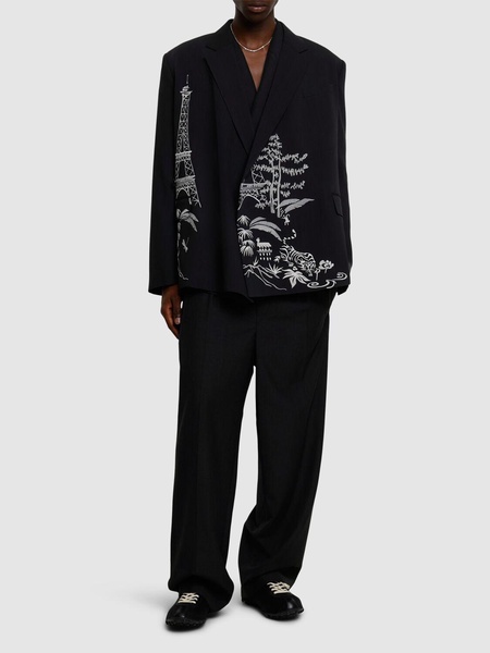 Jungle tailored kimono jacket