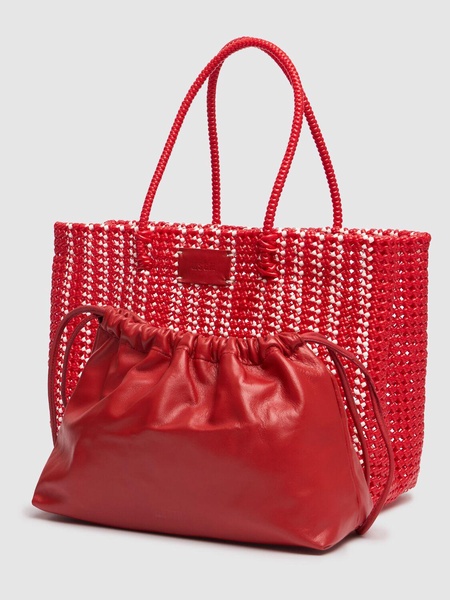 Large mesh tote bag