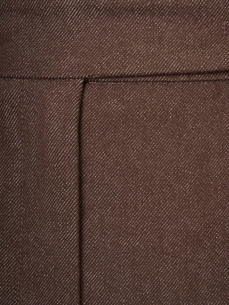 Galizia denim effect straight pants
