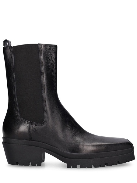 45mm Terrain crackled leather ankle boot