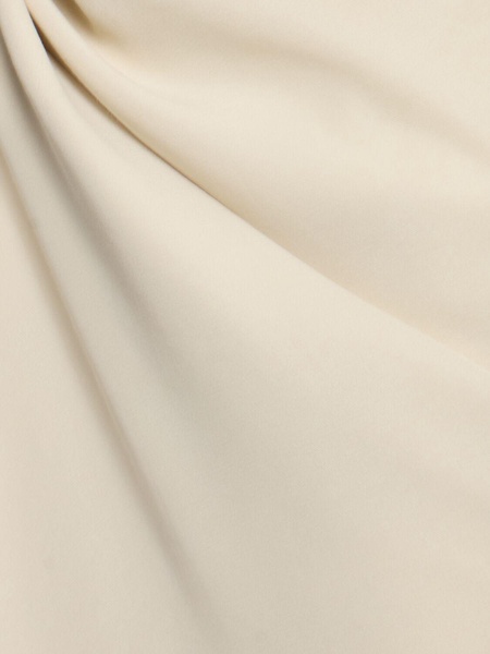 Draped cowl midi dress