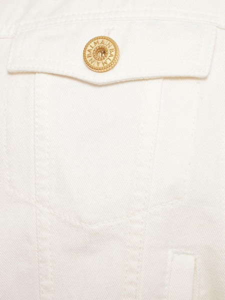 Denim cropped jacket