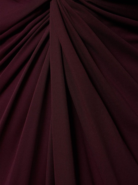 Mathilde draped viscose midi dress