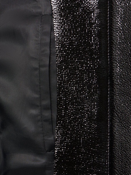 City vinyl jacket w/ zip