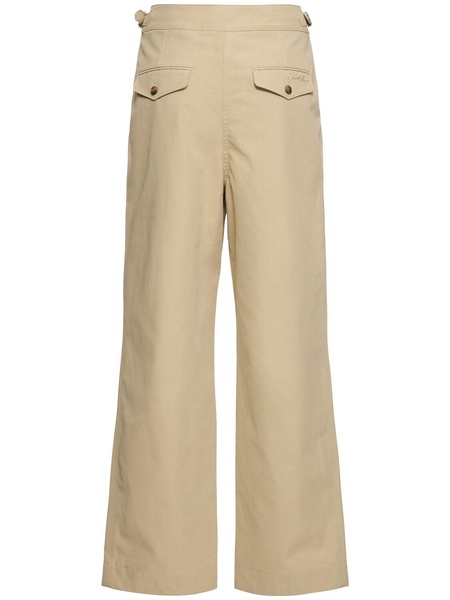 Double pleated pants