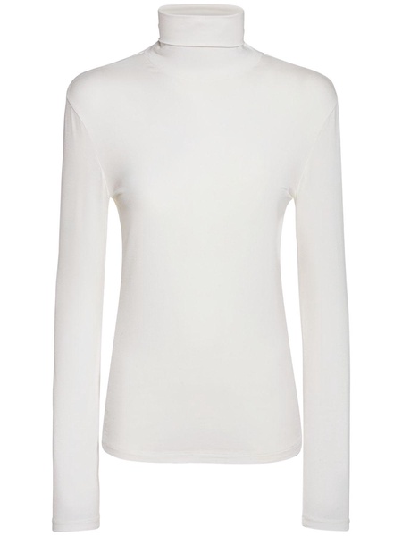Dede stretch viscose turtleneck top