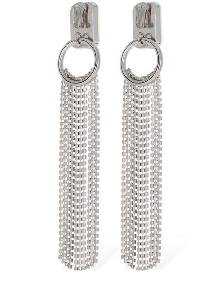Crystal earrings w/ fringes