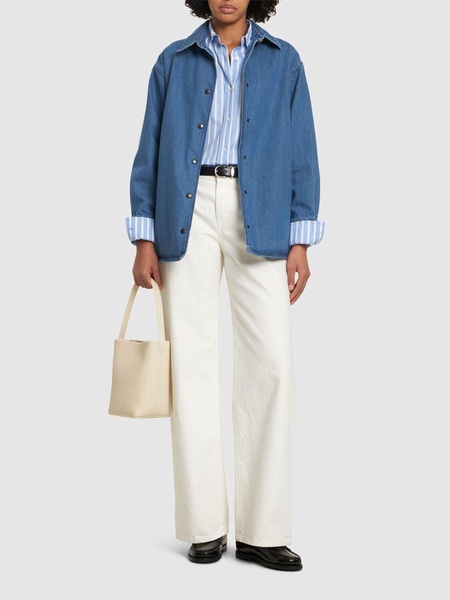 Cotton denim shirt
