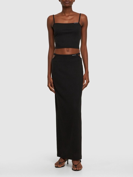 Cotton maxi skirt